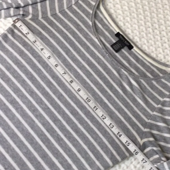 White House Black Market Long Sleeve Striped Tunic/Dress Sz S - Picture 12 of 12